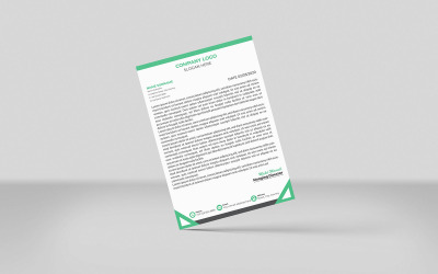 Carta intestata creativa, design elegante della carta intestata
