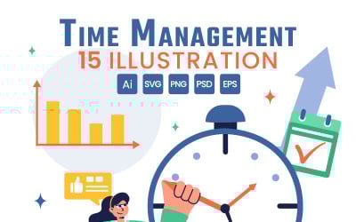 15 Time Management Planning Illustration
