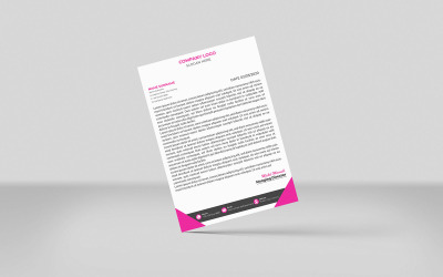 Kreatives Business und neues Briefkopfdesign