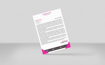 Kreatywny biznes i nowy projekt papieru firmowego
