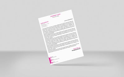 Kreatywny projekt papieru firmowego Szablon projektu papieru firmowego