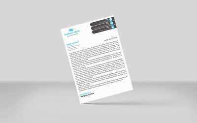 Minimalistisches Briefkopf-Neudesign