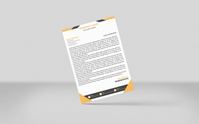New  Letterhead Template Corporate Identity Design