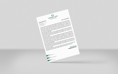 Projekt szablonu papieru firmowego A4 dla firm