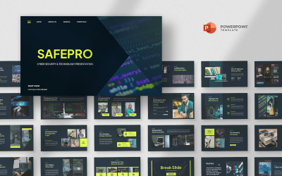 Safepro - Powerpoint-mall för cybersäkerhet