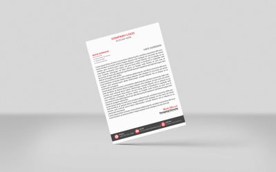 Современный корпоративный новый шаблон фирменного бланка Дизайн