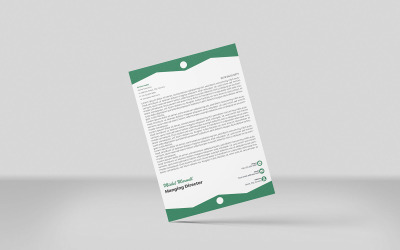 Brevpapper - Corporate Identity Mall Design Enkelt brevpapper