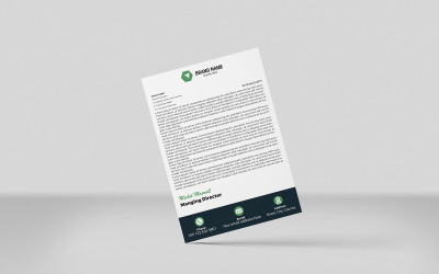 Membrete moderno - Plantilla de diseño corporativo