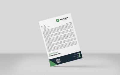 Modello di carta intestata moderno e pulito