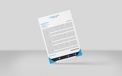 Creative business letterhead design Vector Letterhead