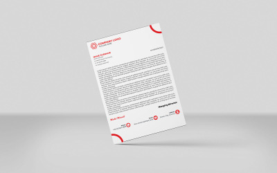 Design della carta intestata, carta intestata unica, design creativo della carta intestata