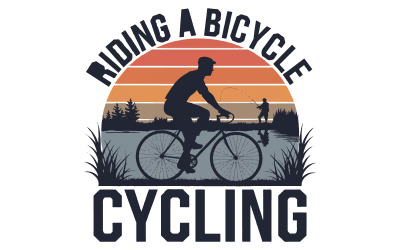 El diseño de la camiseta retro presenta una puesta de sol retro.
