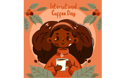 Illustration of World Coffee Day