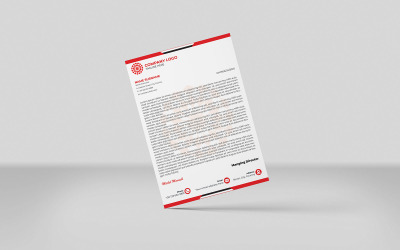 Kreatives Briefkopfdesign für Unternehmen und Mehrzweck