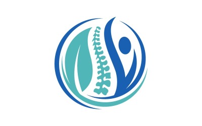 Logo del dolore alla colonna vertebrale, Benessere, Colonna vertebrale, Cura del dolore