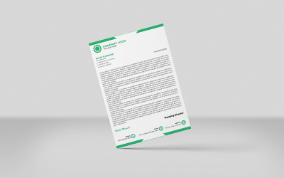 Membrete único, membrete nuevo y creativo