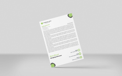 Modern Corporate Creative Business Brevpappersdesign