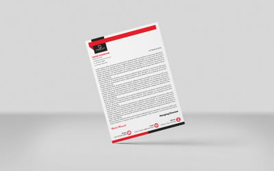 Nuovo modello di carta intestata aziendale Design