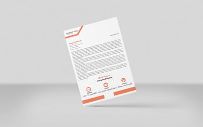 Papier à en-tête de style professionnel - Modèle de conception d&amp;#39;identité d&amp;#39;entreprise