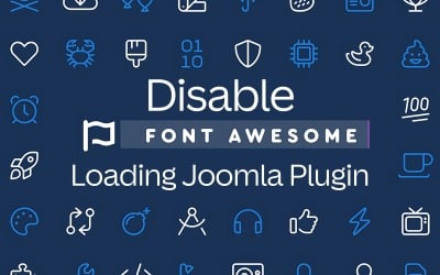 Schakel het laden van Font Awesome GRATIS Joomla-plug-in uit