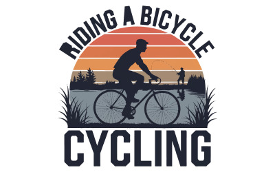 The retro t-shirt design features a retro sunset