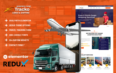 Tracko – Rakomány és szállítás WordPress téma