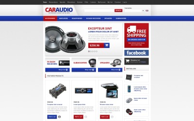 Car Audio ZenCart-sjabloon