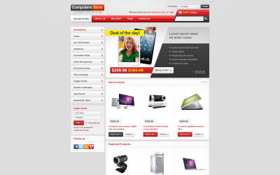 Compleet Computers Store VirtueMart-sjabloon