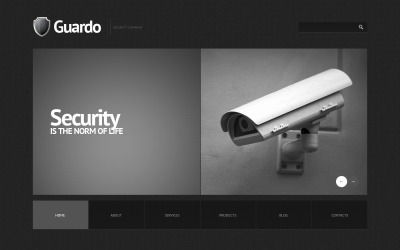 Tema de WordPress responsivo à segurança