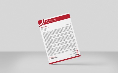 Design moderno dell&amp;#39;identità aziendale con carta intestata