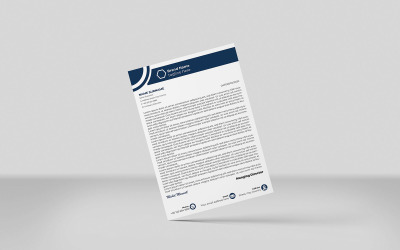 Geometric Letterhead - Corporate Identity Template Design