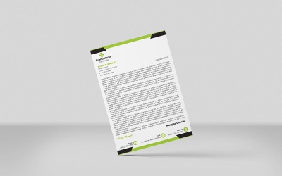 Modern İş ve kurumsal antetli kağıt EPS şablonu