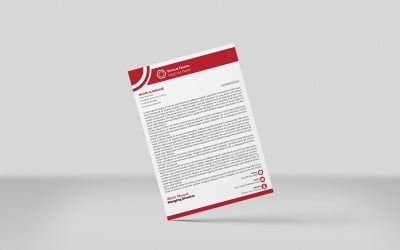 Modern Letterhead  Corporate Identity Design
