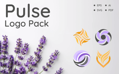 Pulse – Minimalist Soyut Logo Paketi