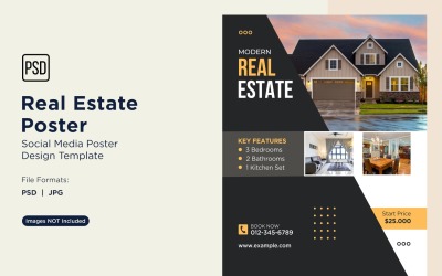 Real Estate Social Media Poster Post Design Template 20