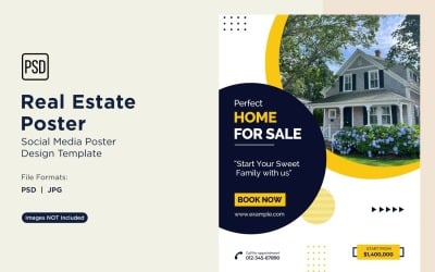 Real Estate Social Media Poster Post Design Template 29