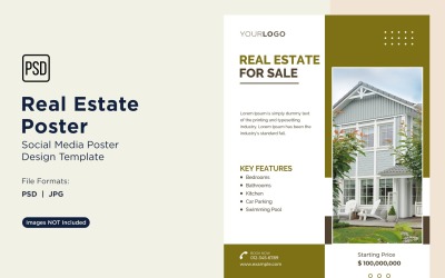 Real Estate Social Media Poster Post Design Template 30