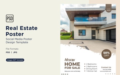 Real Estate Social Media Poster Post Design Template 45