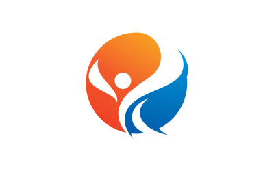 Character logo sign illustration people vector design V0