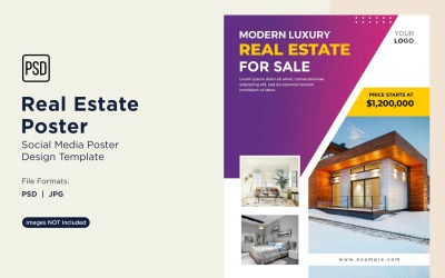 Real Estate Social Media Poster Design Mall 74