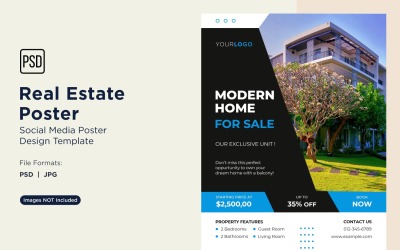 Real Estate Social Media Poster Design Mall 75