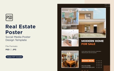Real Estate Social Media Poster Post Design Template 46