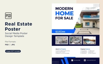 Real Estate Social Media Poster Post Design Template 84