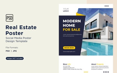 Real Estate Social Media Poster Post Design Template 91