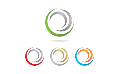 Abstraktes Kreis-Logo, Vektorsymbol-Design V11