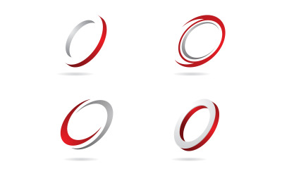Abstraktes Kreis-Logo, Vektorsymbol-Design V14