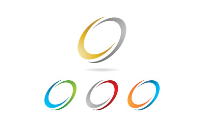 Abstraktes Kreis-Logo, Vektorsymbol-Design V9