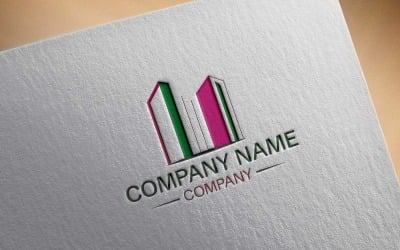 Modern Buildings Logo And real Estate Icon Free