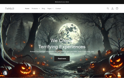Tishfy13 - Tema de Shopify 2.0 para Halloween