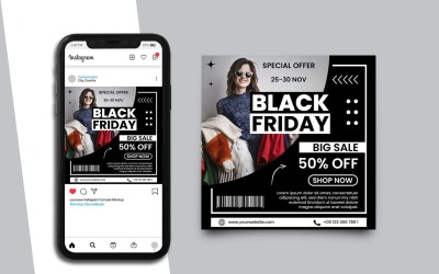 Black Friday Social Media-Vorlage 8
